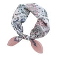 thumbnail image 2 of Nrmvnmi Women's Pure Mulberry Silk Small Square Scarf - Neckerchief Women - Silk Headscarf Purse scarf headband scarf purse fashion gift For Women, 2 of 2