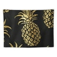 thumbnail image 5 of GOSMITH  Golden Pineapple Tapestry Wall Hanging Aesthetic Tapestry Daily Decorative Tapestry for Living Room Bedroom Dorm Painting, 5 of 6