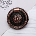 thumbnail image 1 of CRAFTHROU 5 Pcs Boutons en Métal pour Poignées de Meubles Forme Ronde Rouge Bronze, 1 of 4