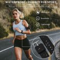 thumbnail image 2 of Correa de reloj inteligente de 22 mm: 2 correas de silicona de liberación rápida, correa de repuesto para Samsung Galaxy Watch/Huawei Watch/Garmin/Fossil/Amazifit, para mujeres y hombres, 2 of 5