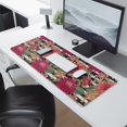 thumbnail image 2 of Long Mouse Pads for Desk,Pioneer Flower Floral Print Pattern Desk Mats on Top Of Desks, Desk Mouse Pad Extra Large with 3mm Non-Slip Base and Stitched Edge for Gaming,Office,Work,Home 31.5"x11.8", 2 of 6
