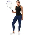 thumbnail image 6 of Charmo Ribbed Seamless Tank Top for Womens High Neck Tops Built in Bra, 6 of 6