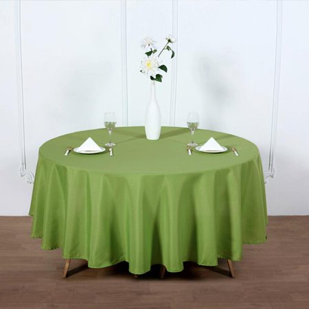 

BalsaCircle 6 pcs 90 Round Polyester Tablecloths Table Cover Linens for Wedding Party Events Home Kitchen Dining