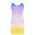 thumbnail image 3 of Women's Fashion Casual Sleeveless Beach Dress With Straps Loose Gradient Color Block Print Dress Casual Dress Loose Summer Dress for Women Dress for Summer Cute Womens Summer Dresses Athletic Dress, 3 of 4