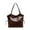 Brown, variant on RXIRUCGD Oversize Pu Leather Tote Bag for Women Solid Color Casual Weekender Bag Large Capacity Shopper Handbag Travel Purse Birthday Mothers Day Gifts