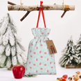 thumbnail image 6 of Fuzoiu Strawberry Print Christmas Gift Bag,Burlap Gift Bag with Drawstring Closure & Hang Tag,Perfect for Holidays, Birthdays, and Special Occasions-Small, 6 of 7