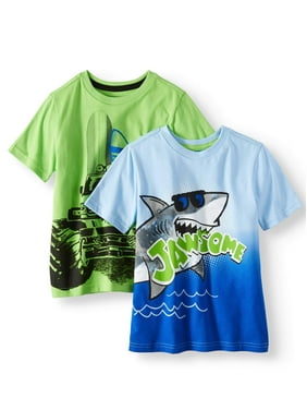 Boys Clothing Walmart Com - product image graphic t shirts 2 piece multi pack set little boys