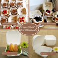 thumbnail image 2 of Caja de pastel desechable, caja de bento, caja de hamburguesa, caja de embalaje para llevar, libro, caja fulei, caja de fruta, caja de almuerzo verde, 2 of 3