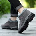 thumbnail image 2 of Botas de nieve de talla grande para aumentar la altura, para hombre y mujer, con forro polar de invierno, cálidas, acolchadas de algodón, para exteriores, deportivas de caña media, acolchadas de, 2 of 6