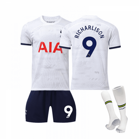 23/24 Tottenham Stadium Home Kids' Soccer Jersey Set with Socks