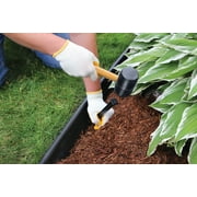 Master Mark Original 20 ft. Coiled Plastic Landscape Edging, Garden Edging Border for Flower Beds, 23921