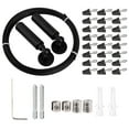 thumbnail image 1 of Stylish Black Curtain Wire Rod Set for Elegant Home Design 5m Adjustable, 1 of 9