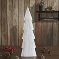 thumbnail image 3 of VHC Brands Christmas Tree Distressed White Wooden Figurine 15.75x5x1.5, 3 of 4