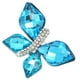 thumbnail image 3 of Broche Fiesta Mariposa Decoración Diamantes de Imitación Brillante Exquisito Broche Pin Joyería Regalo para Mujeres Niñas, 3 of 10