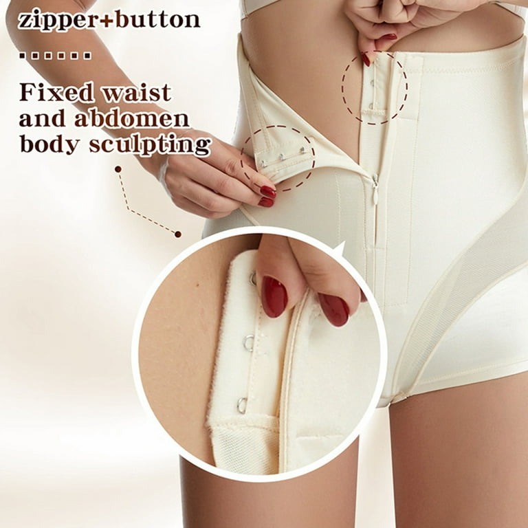 Postpartum Tight Women's Panties Body Shaper Pants Hip Raise High Waist  Abdominal Pants with Zipper Body Shaper Pants (Color : Skin, Size :  XX-Large) : : Clothing, Shoes & Accessories