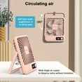 thumbnail image 7 of Desk Fan Battery Operated, Portable USB Rechargeable Fan - Pink, 7 of 7