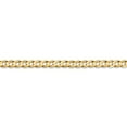 thumbnail image 2 of 14k 3.8mm Open Concave Curb Chain in 14k Yellow Gold, 2 of 3