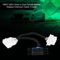 thumbnail image 4 of LYUMO OBD2 16Pin Male to Dual Female Splitter Adapter Extension Cable Y Cable,OBD2 Splitter Adapter, Y Cable, 4 of 7