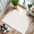 thumbnail image 4 of CAMILSON Ultra Soft High Pile Fluffy Non-Slip Indoor Area Rugs White 2x3, 4 of 9