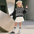 thumbnail image 3 of Xoenoiee Elphant Flower Aztec American Tribal Print Girls Sweatshirt Lightweight Crewneck Pullover Long Sleeve Top Shirts with Side Slits for Running Hiking Workout, Size 13-14 Years, 3 of 7