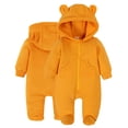 thumbnail image 6 of Chenyin Newborn Baby Cotton Onesies Jacket for Girls Boys Hooded Jumpsuit Infant Long Sleeve Rompers Cartoon Snowsuit Outwear Fall Winter Outfits for 0-14 Months, 6 of 8