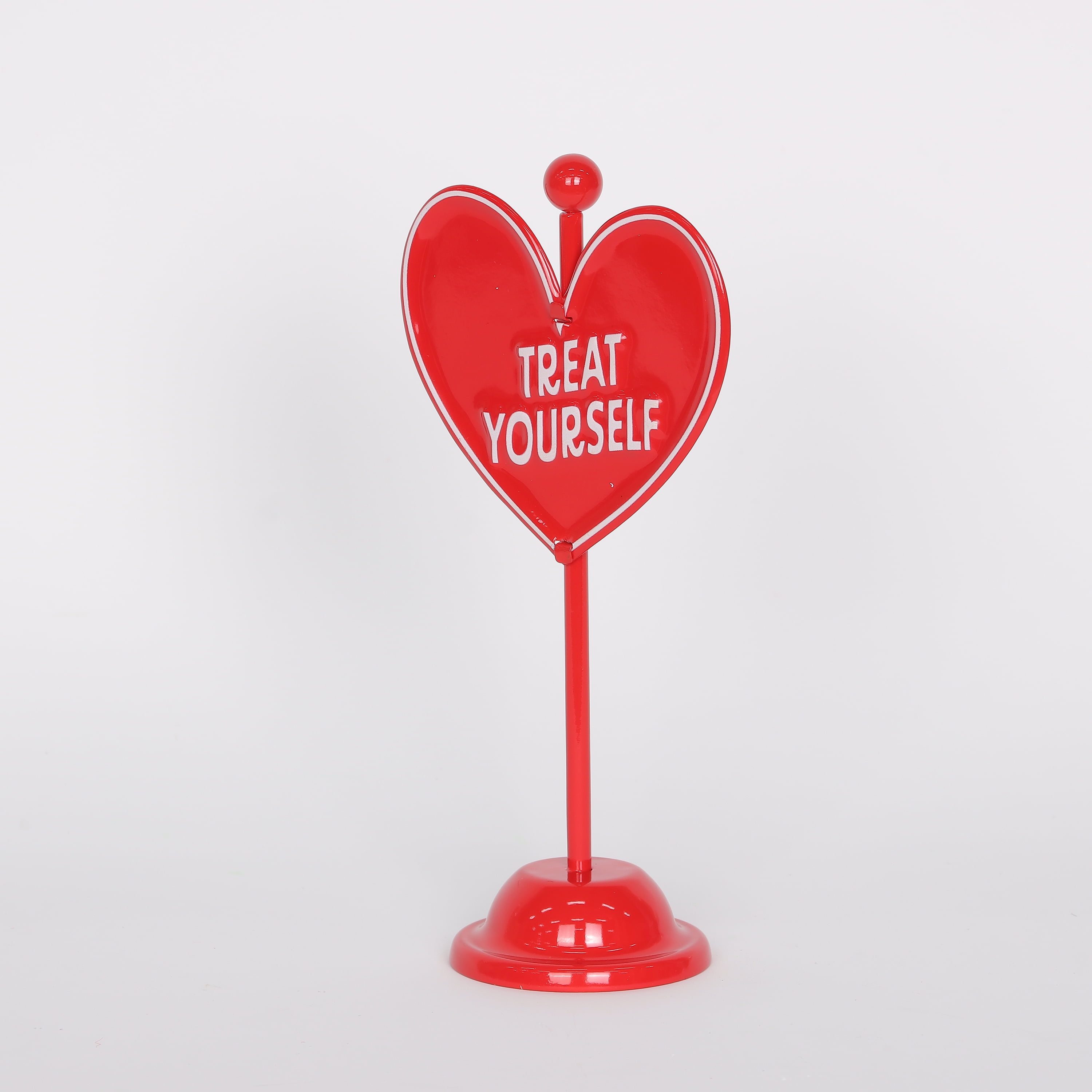 Valentine's Day Red, Pink and White Heart Tabletop Decorations, 6.75 in, by Way To Celebrate