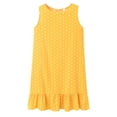 thumbnail image 2 of Vestido de mujer Vestido sin mangas con lunares Vestido sin mangas con volantes sueltos, Amarillo, XXL Monstrate AP002113-17, 2 of 3