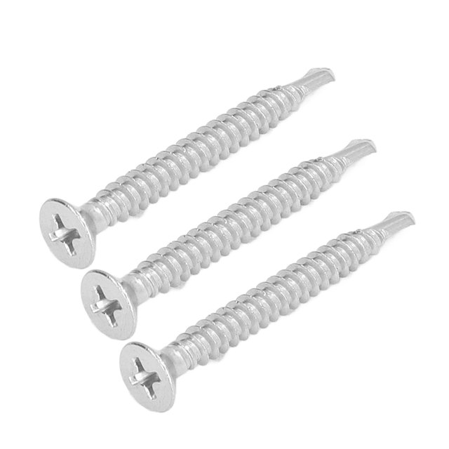Tornillo de cabeza avellanada para taladro, 100 piezas Tornillo de cabeza avellanada para taladro de acero inoxidable Tornillos de cabeza avellanada para taladro Respuesta rápida