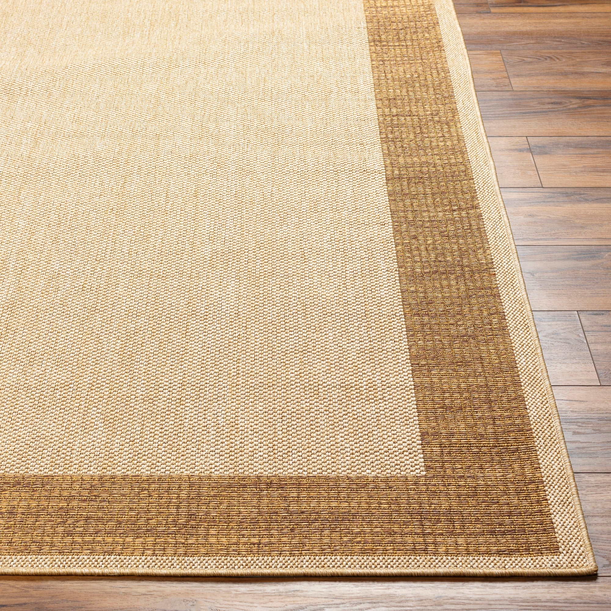 Livabliss Pertek Border Indoor Area Rug, Taupe ,2' x 2'11"