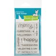 thumbnail image 1 of Lawn Fawn Clear Stamps 3"X4"-Happy Happy Happy, 1 of 2
