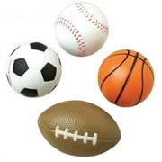 US Toy GS379X6 Squeeze Sport Balls - 12 Per Pack - Pack of 6