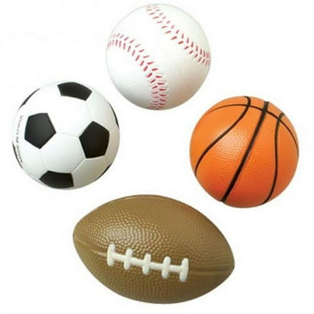 US Toy GS379X6 Squeeze Sport Balls - 12 Per Pack - Pack of 6