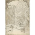thumbnail image 2 of Guilliam du Gardijn 11x14 Black Ornate Wood Framed Double Matted Museum Art Print Titled: View of a Waterfall in Tivoli from Within a Cave (ca. 1640-45), 2 of 5