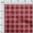 thumbnail image 1 of oneOone Georgette Viscose Fabric Tartan Check Print Fabric By Yard 42 Inch Wide, 1 of 4