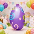 thumbnail image 3 of Jumbo Inflatable Giant Easter Eggs 16 Inch Colorful Blow up Easter Eggs Decor Ornaments for Indoor Outdoor Yard Garden Party, 3 of 4