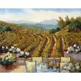 thumbnail image 2 of Freudenstein, Ellie 32x26 White Modern Wood Framed Museum Art Print Titled - Vineyards to Mount St. Helena, 2 of 4