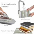 thumbnail image 4 of Placemats Set of 6, Sage Green Woven Placemat, Linen Place Mats for Kitchen/Dining Tables, Modern Abstract Grey Striped Art Washable Table Mats for Party, 4 of 8
