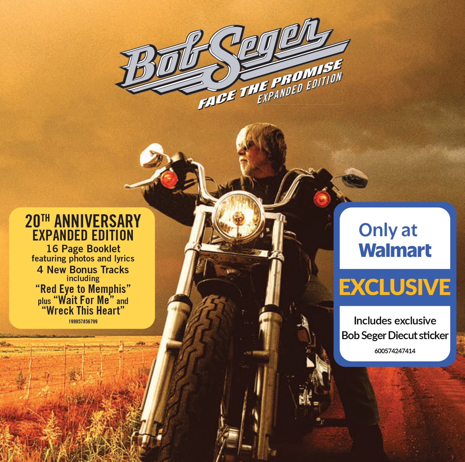 Bob Seger - Face The Promise (Walmart Exclusive) - CD