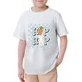 thumbnail image 3 of Gzbliryd Happy Easter Shirt Bunny Easter T-Shirt Short Sleeve Tees Easter Egg Funny Graphic Tee Tops for Teens Tshirts Shirts for Girls Graphic (White,4-5 Years), 3 of 3