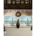 thumbnail image 3 of Christmas Garage Door Banner Cover 6 x 13 ft, Summer Beach Oil Painting Christmas Tree Christmas Garage Door Decorations Holiday Christmas Backdrop Decor for Winter New Year Xmas Party, 3 of 6