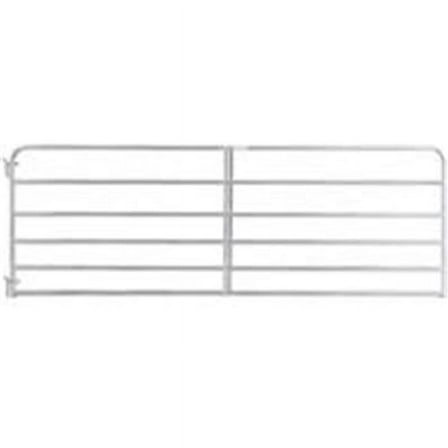 6 Bar Econo Tube Gate with Galvanized Finish - 10 ft.