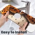 thumbnail image 6 of Sikiie Cartoon Cheetah With Attitude Splash Guard for Sink Faucet-1 PC Super Absorbent Fast Drying Mat Sink Gadgets-Splash Guard for Kitchen, Sink Mat, 6 of 7