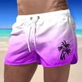 thumbnail image 2 of Kcolen Men's Swim Trunks Quick Dry Bathing Suit Swimming Board Shorts Hawaiian Beach Swimwear with Pockets, 2 of 5