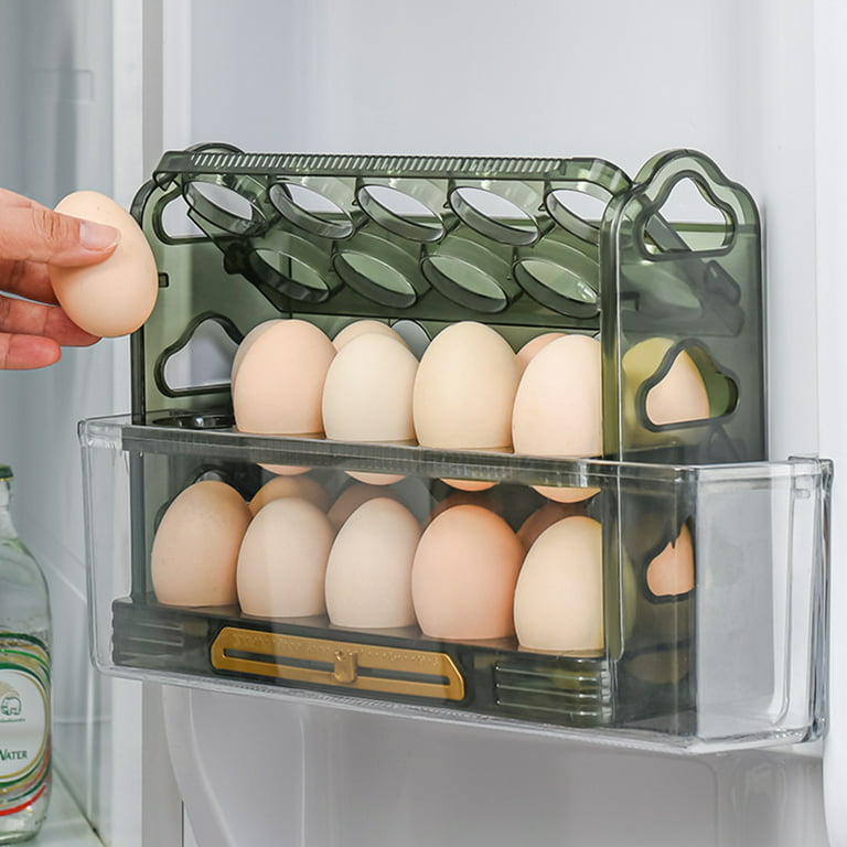 KJHBV Egg Tray Refrigerator Egg Holder Boiled Egg Holder Countertop Egg  Holder Egg Display Stand Egg Stand Holder Egg Holder for Fridge Egg Holder