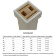 thumbnail image 2 of Ekena Millwork 12"W x 14'H Sand Blasted Endurathane Faux Wood Non-Tapered Square Column Wrap with Standard Capital & Base, 2 of 16