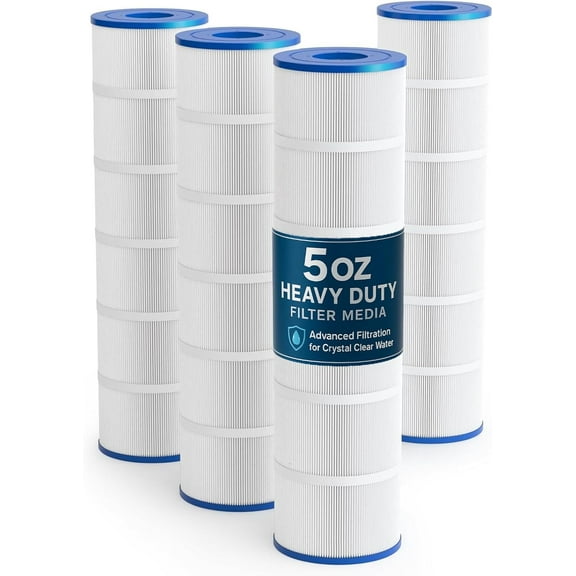 Upgraded CV460 Pool Filter Cartridges (4-Pack), Compatible with Jandy CL/CV460, 5oz Heavy-Duty Fabric for Superior Filtration & Durability, Replaces PJAN115, Ultral-A9, A0558000