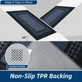 thumbnail image 5 of FLOORHUG Doormat Indoor 20"x 48", Soft and Absorbent Door Mat Non-Slip, Dirt Trapper Door Mats Entry Rug Low Profile Floor Mat Machine Washable Rugs for Entryway, Front Back Door, Blue, 5 of 7