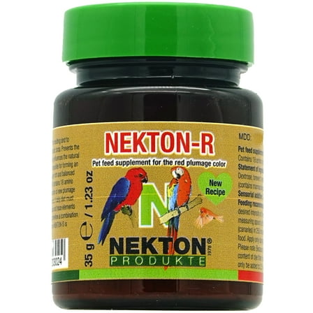 NEKTON-R intensifies color in the feathers of red factor birds 1.23 oz (35g)