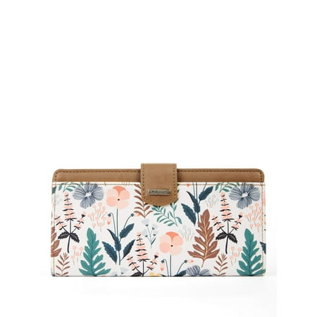 - RELIC by Fossil Floral Multi RFID Checkbook