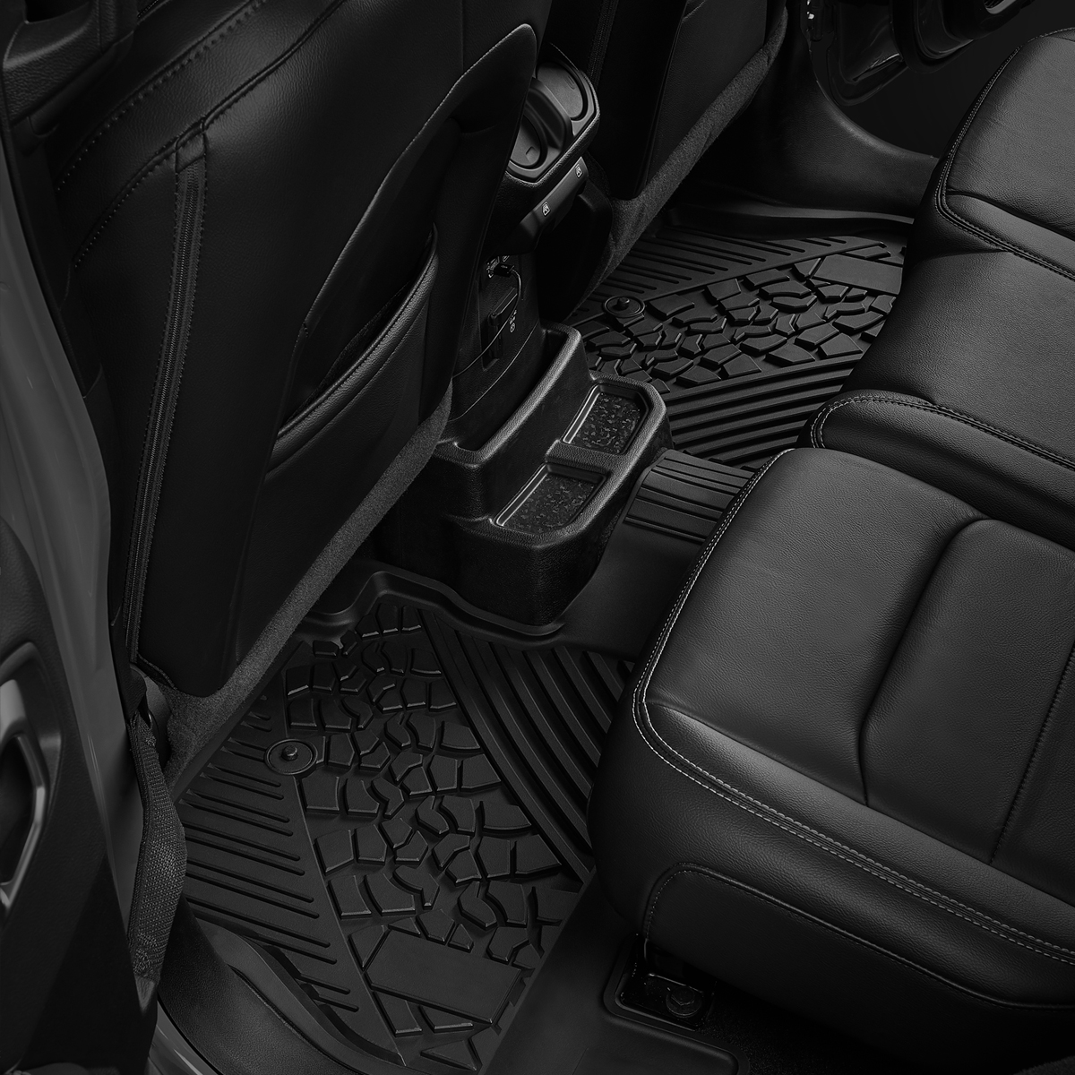 LASFIT Car Floor Mats for 2018-2023 Jeep Wrangler Unlimited JL 4